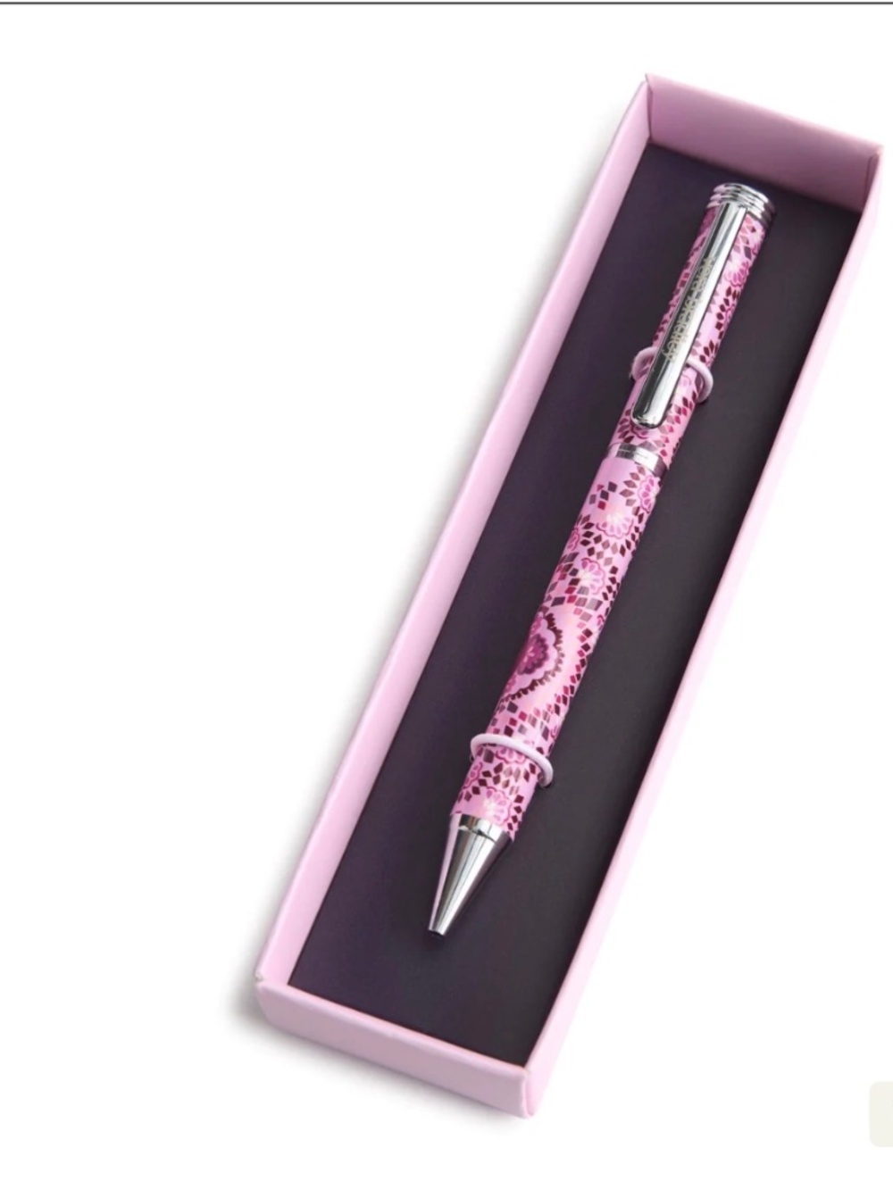 VERA BRADLEY BALLPOINT TWIST PEN Lavender Medallion
